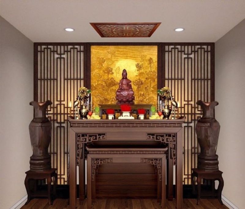 Chọn hướng bàn thờ Phật theo mệnh gia chủ để phong thủy gia đạo tốt nhất
