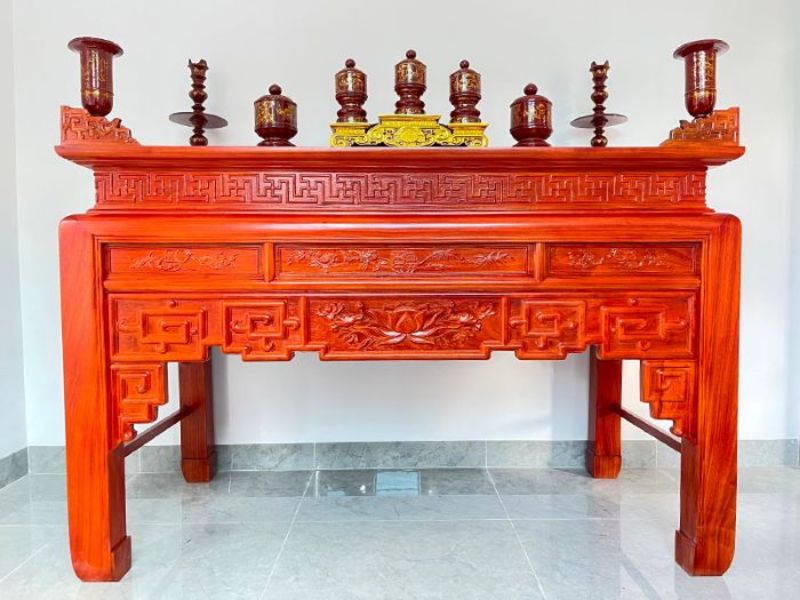 Chọn Bàn Thờ Đẹp để có mẫu án gian với kích thước chuẩn phong thủy, giá tại xưởng