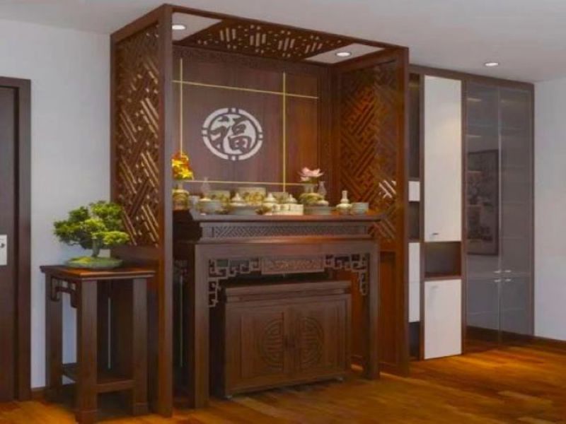 Bàn thờ đẹp tại vân canh 4
