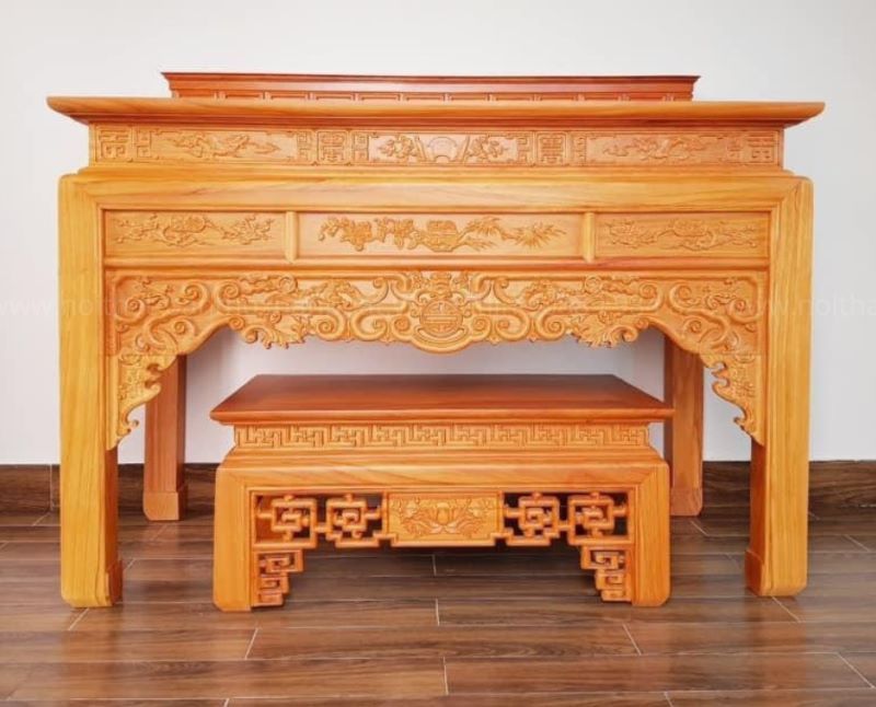bàn thờ gỗ mít có tốt không