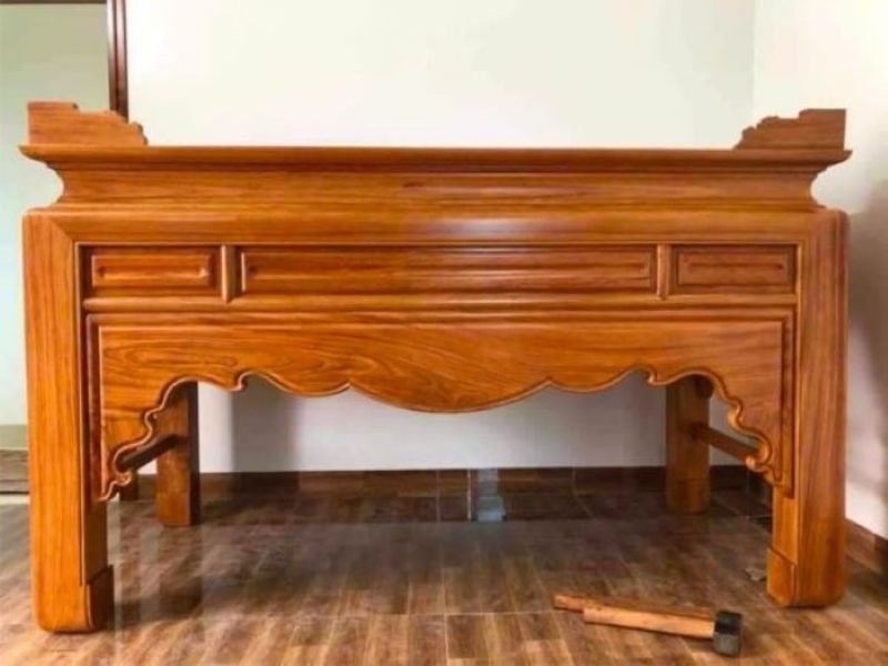 Mua bàn thờ gỗ mít giá bao nhiêu tiền? Xưởng nào có giá cạnh tranh?