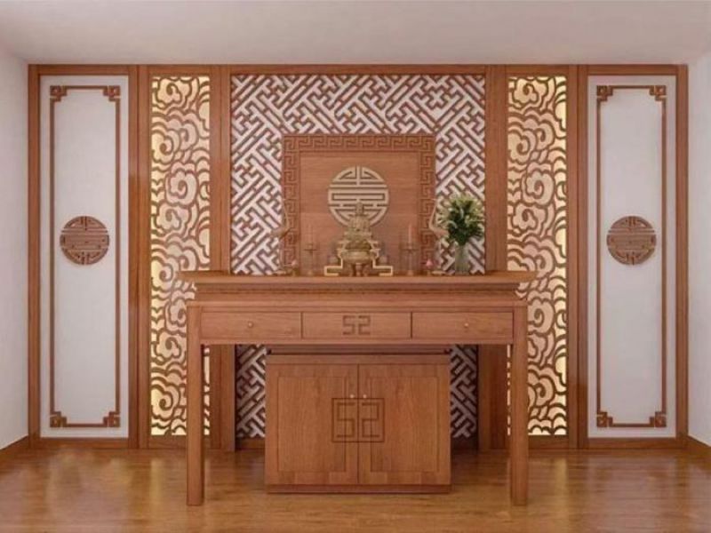 Bàn thờ gỗ mít mua ở đâu giá rẻ, chuẩn phong thủy?