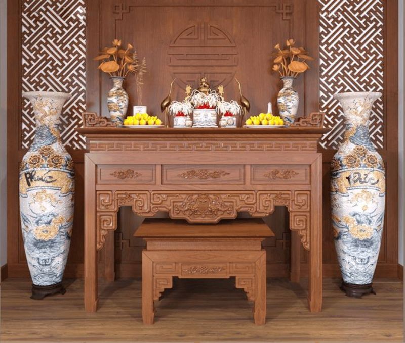 Bàn thờ đẹp tại hoà lạc