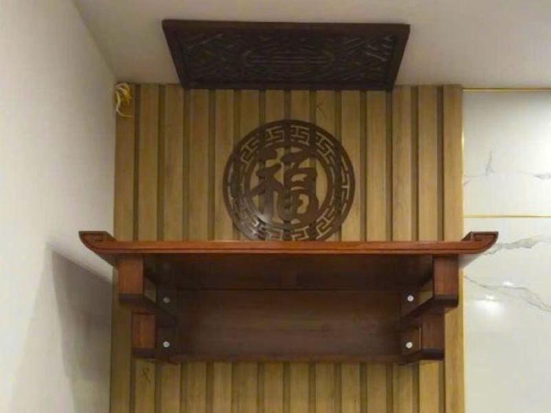 Bàn thờ gỗ mít treo tường giá bao nhiêu hợp lý, giá tốt?