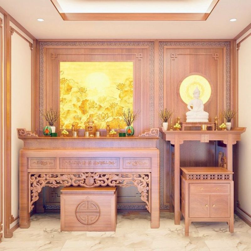 Bàn thờ đẹp ở nhổn