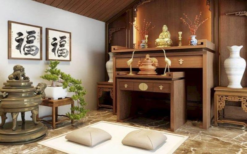 Bàn thờ đẹp tại miêu nha 2