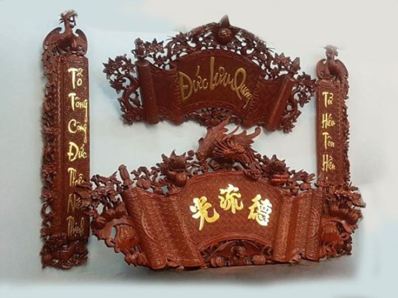 Hoành phi câu đối thờ tại sơn tây 2