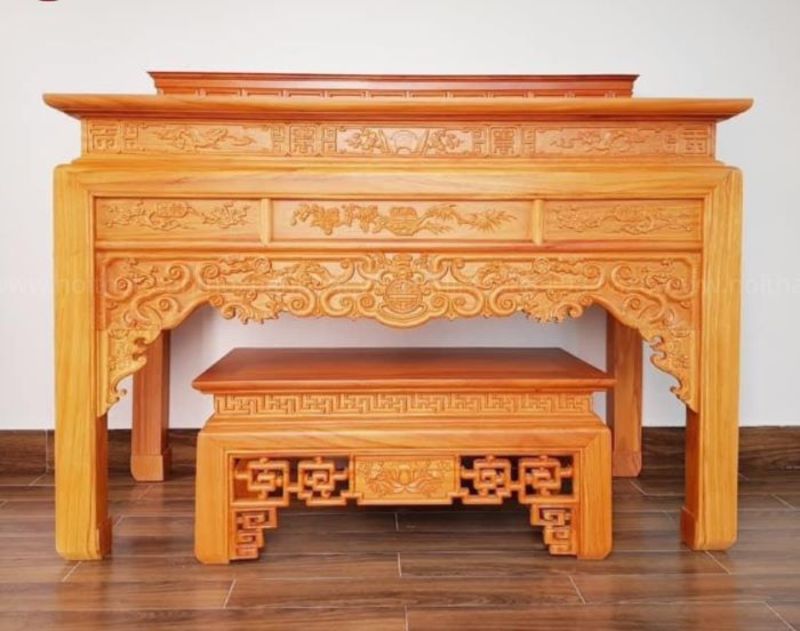 Gỗ bàn thờ loại nào tốt? Khám phá ngay 3+ loại gỗ được ưa chuộng hiện nay