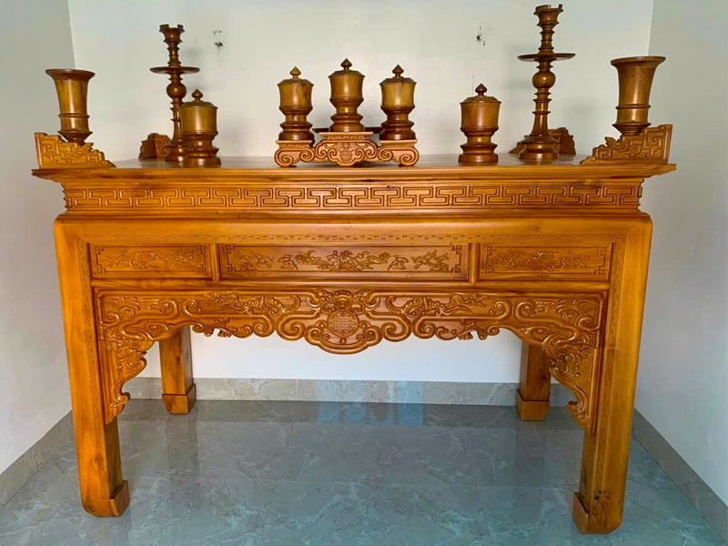 Án gian thờ gỗ mít