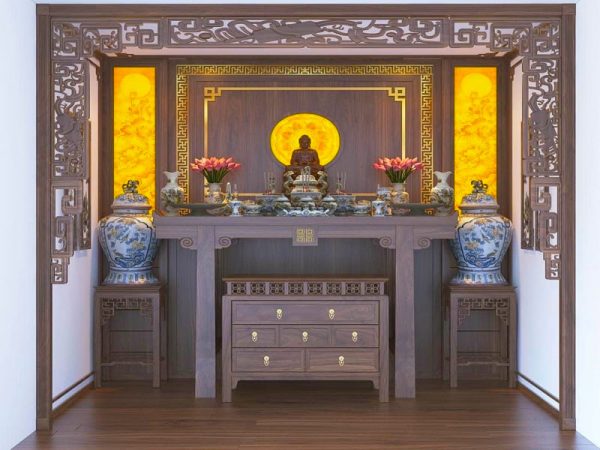 Bàn thờ phật tại gia BT0013