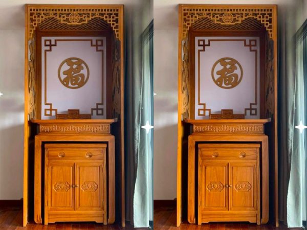 Mẫu bàn thờ chung cư nhỏ BCC0017