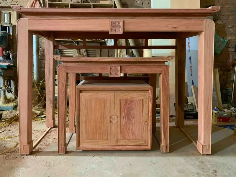Mẫu bàn thờ hiện đại