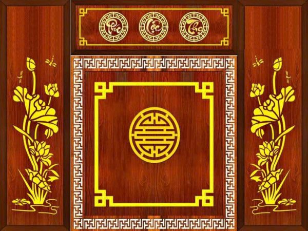 Mẫu phòng thờ đẹp PT005-2
