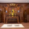 Phòng thờ đẹp đơn giản PT008