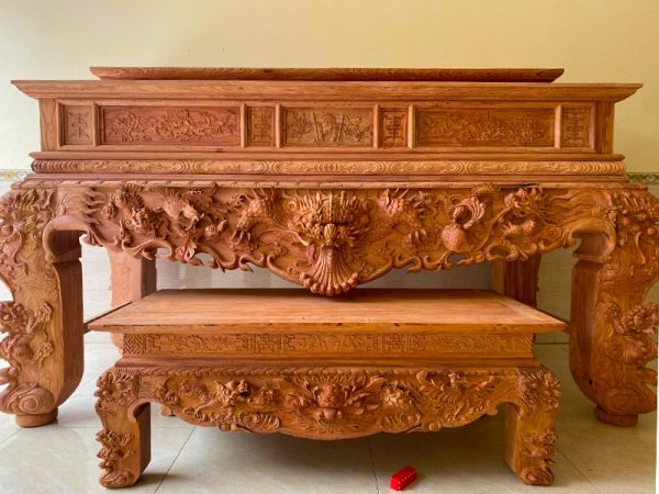 Sập thờ gỗ mít ST0031-5