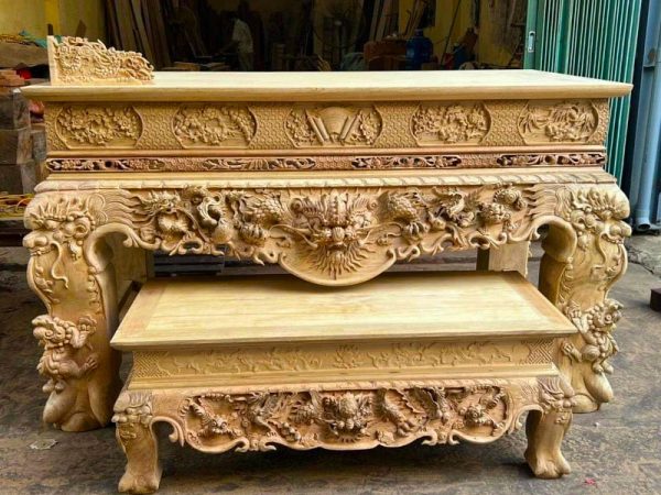 Sập thờ gỗ mít ST0031-6