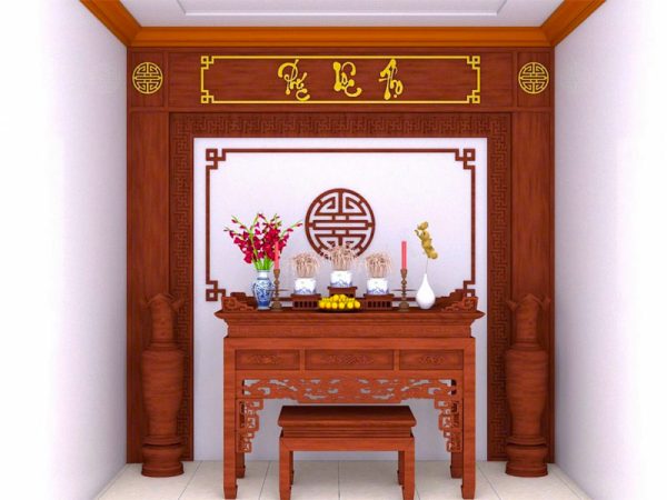 Vách ngăn bàn thờ giá rẻ PT0030-3