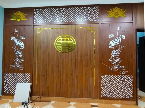 Vách ngăn bàn thờ giá rẻ PT0030-6