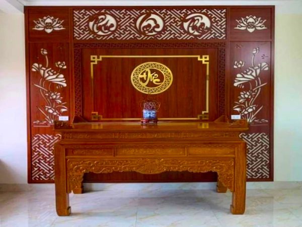 Vách ngăn bàn thờ giá rẻ PT0030
